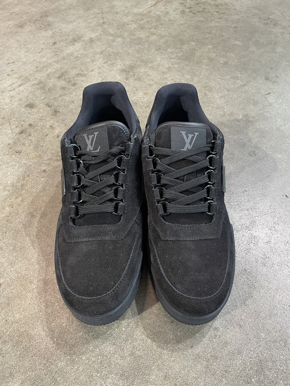 Louis Vuitton All Black Staff Exclusive Trainers Size 5.5
